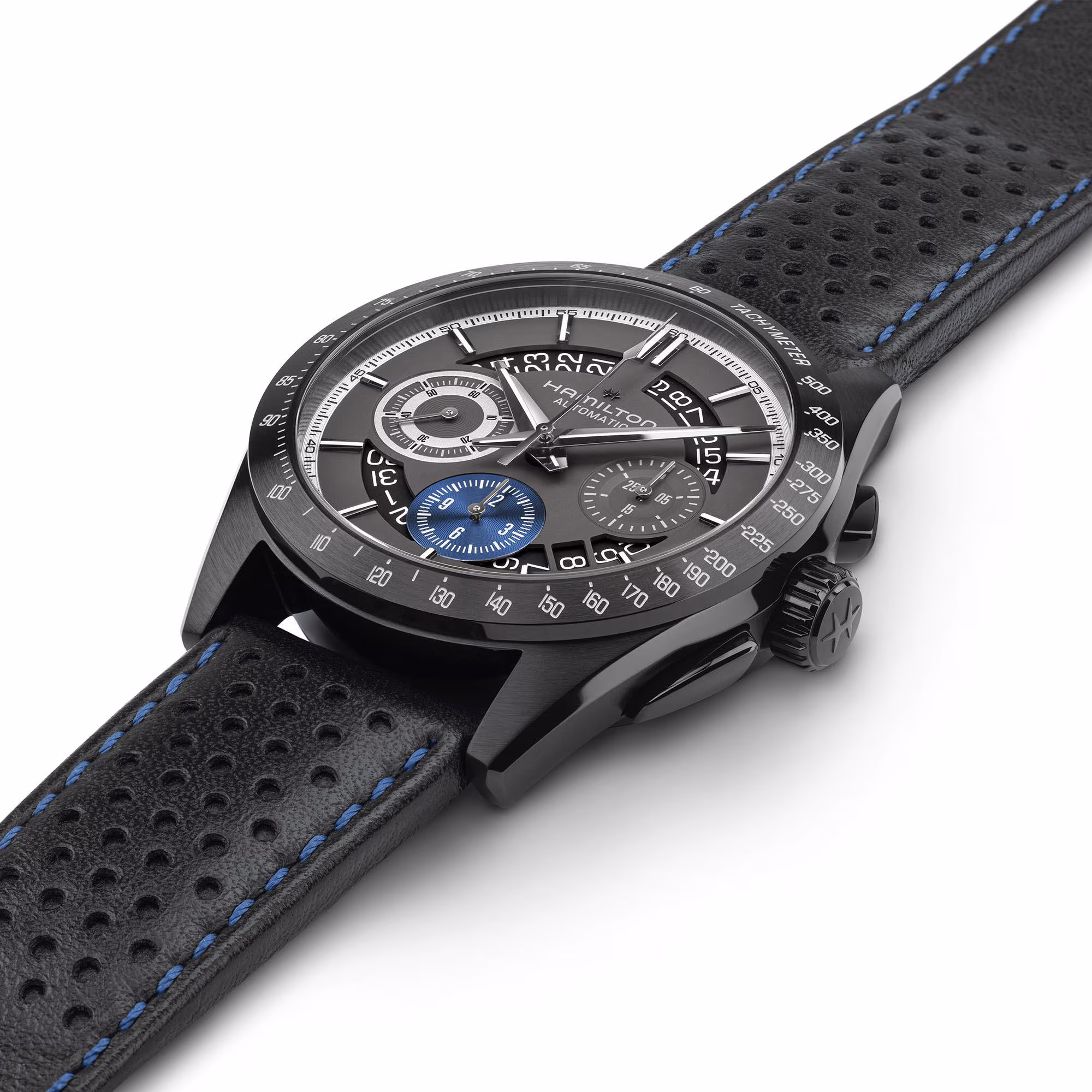 Hamilton Jazzmaster Performer Autochrono Automatik Herrenuhr H36646780 