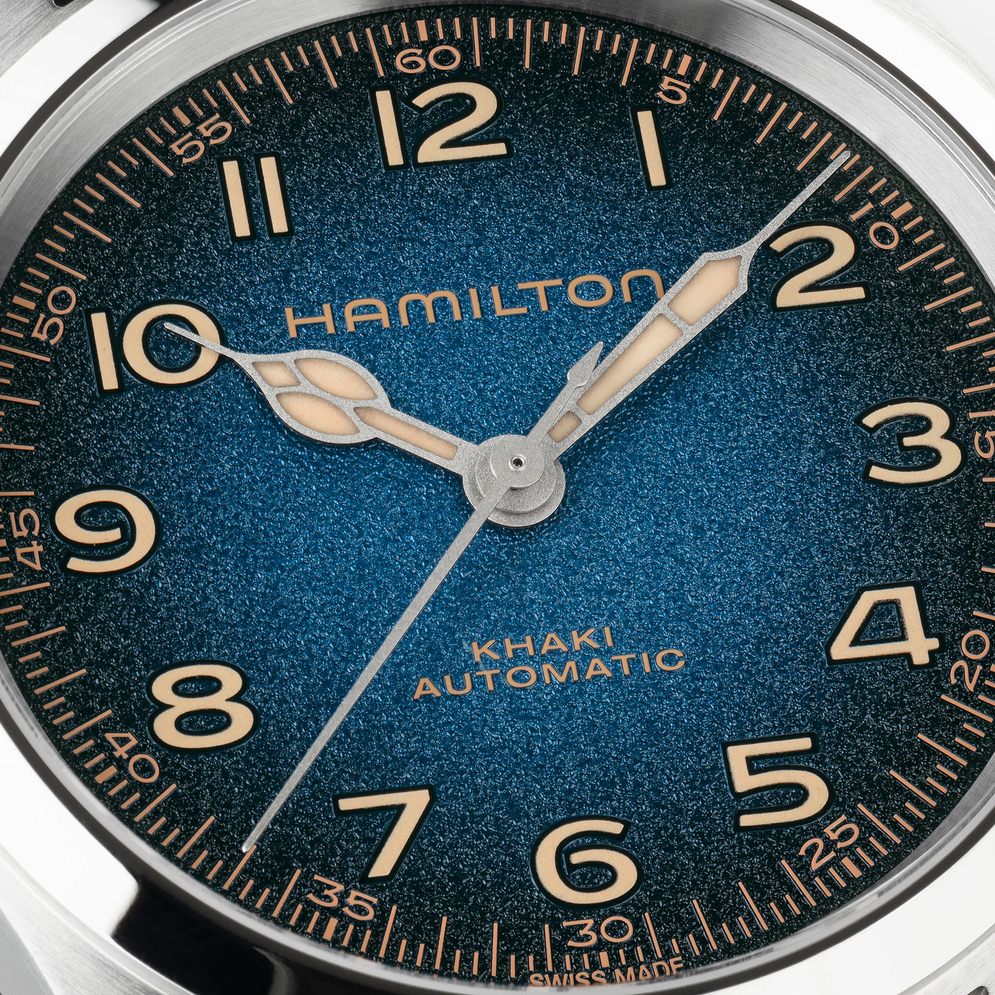 Hamilton Khaki Field Murph Automatik Blau Edelstahlband Herrenuhr H70405140