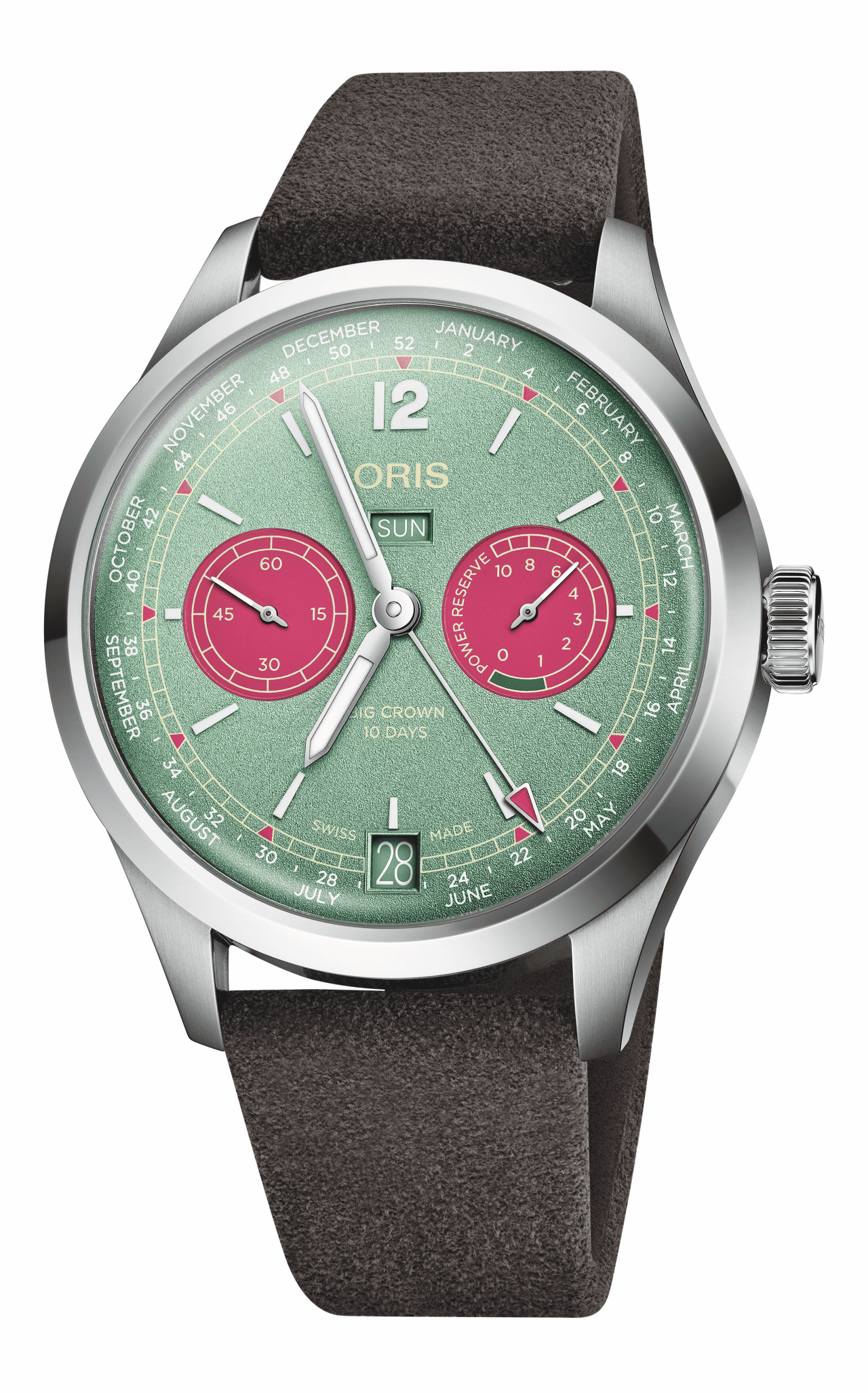 Oris Big Crown Calibre 113 43mm Automatik Lederarmband Herrenuhr 01 113 7800 4057-07 5 21 14FC