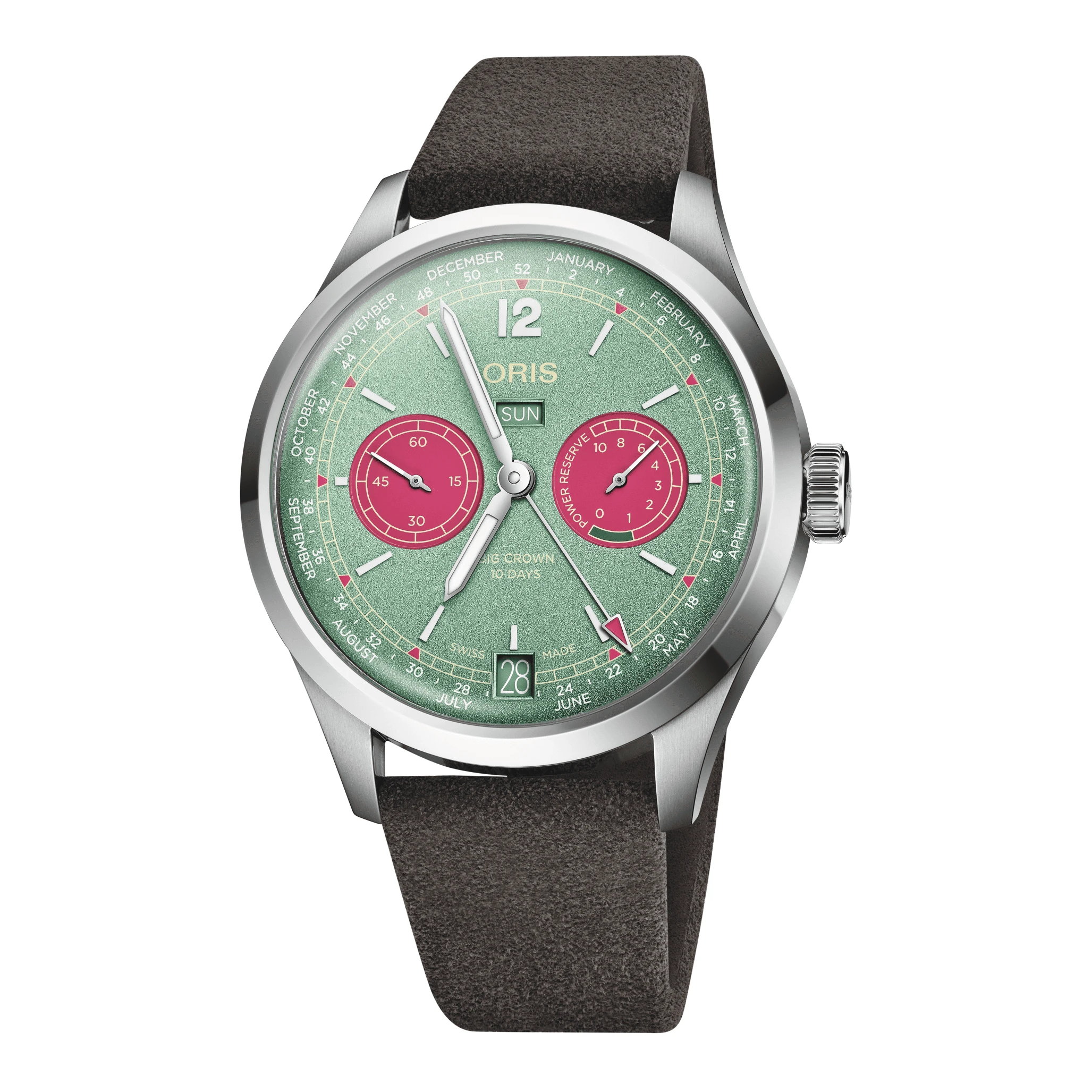 Oris Big Crown Calibre 113 43mm Automatik Lederarmband Herrenuhr 01 113 7800 4057-07 5 21 14FC