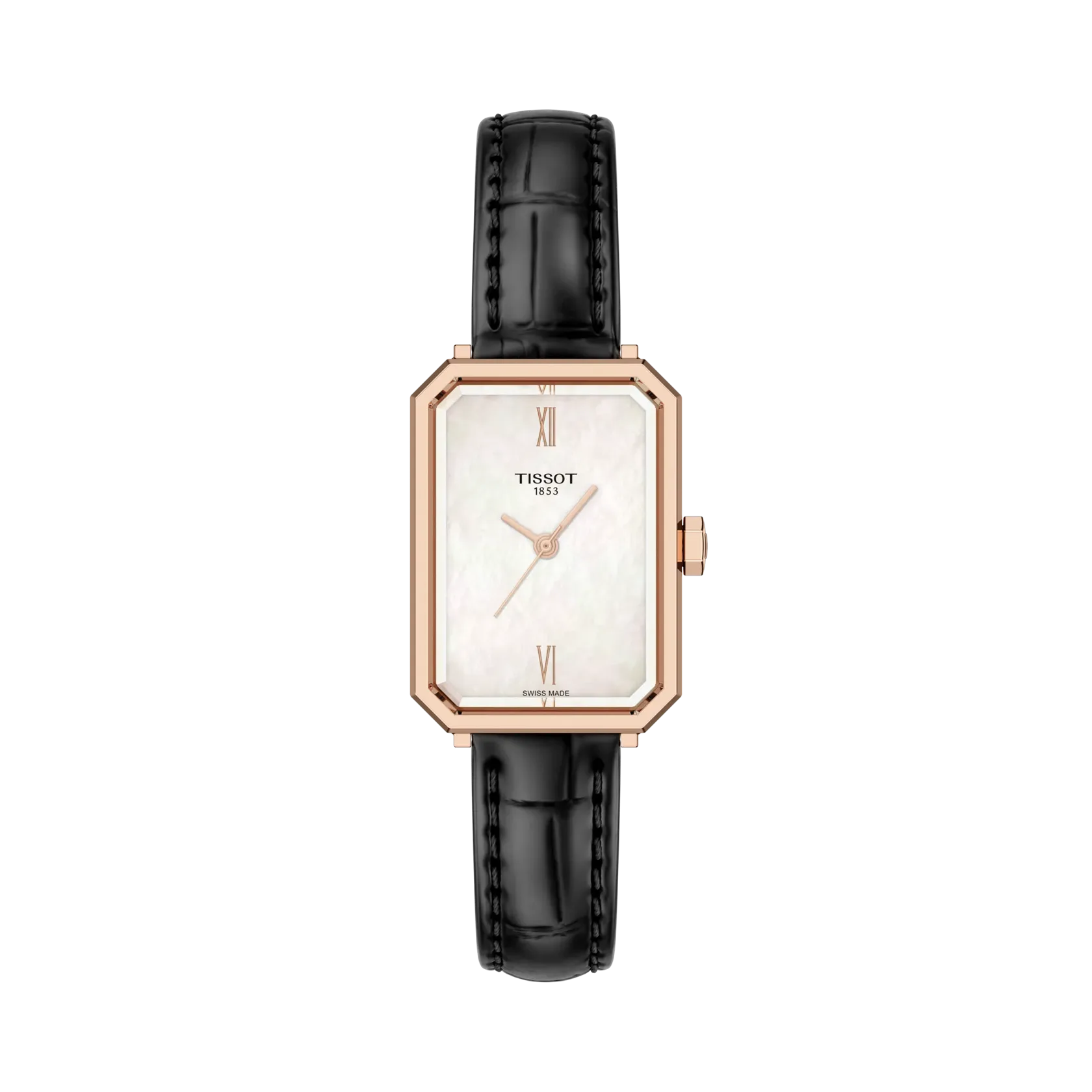 Tissot T-Lady SRV weiß Leder Damenuhr T160.110.36.113.00
