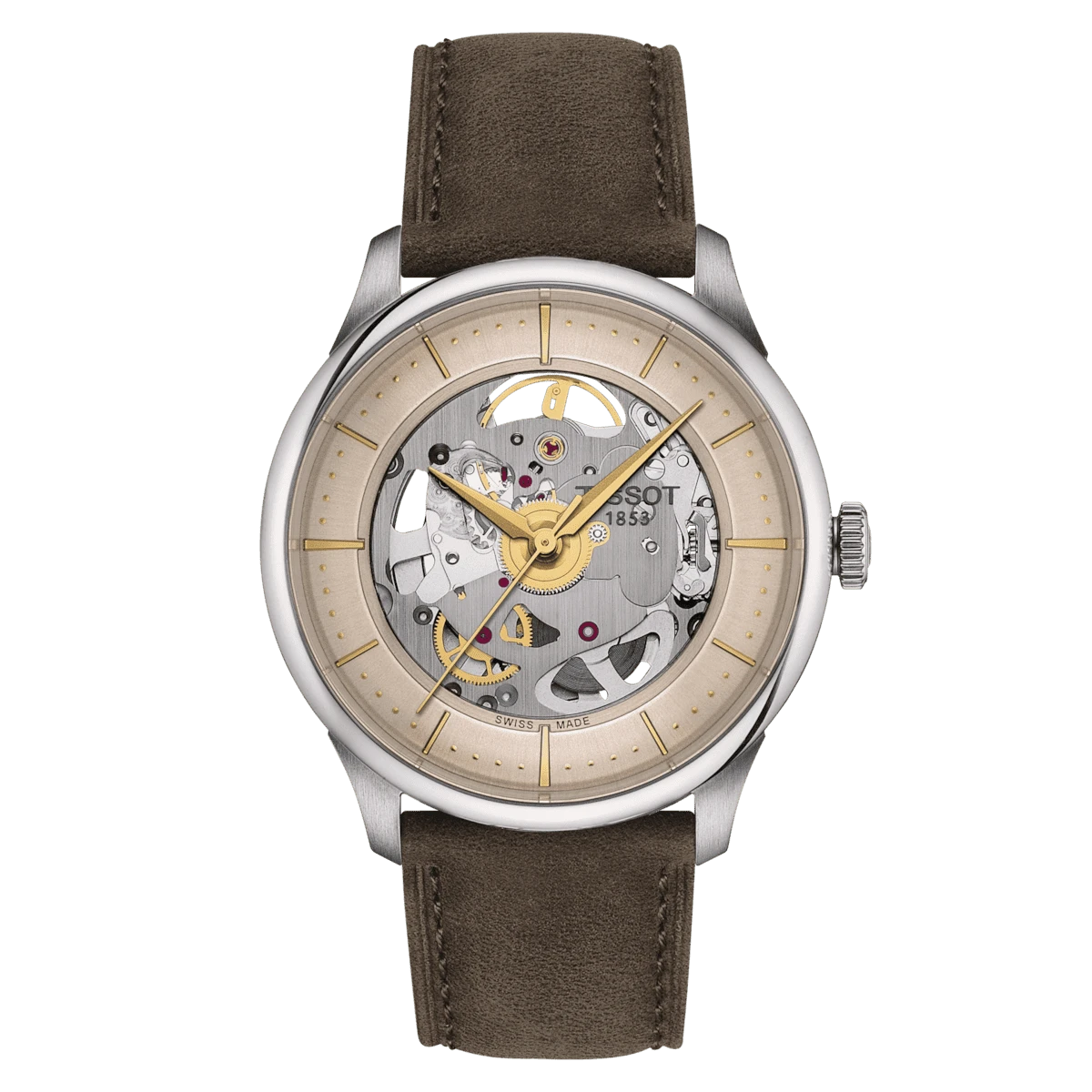 Tissot Chemin des Tourelles Squelette Herrenuhr T139.836.16.261.00