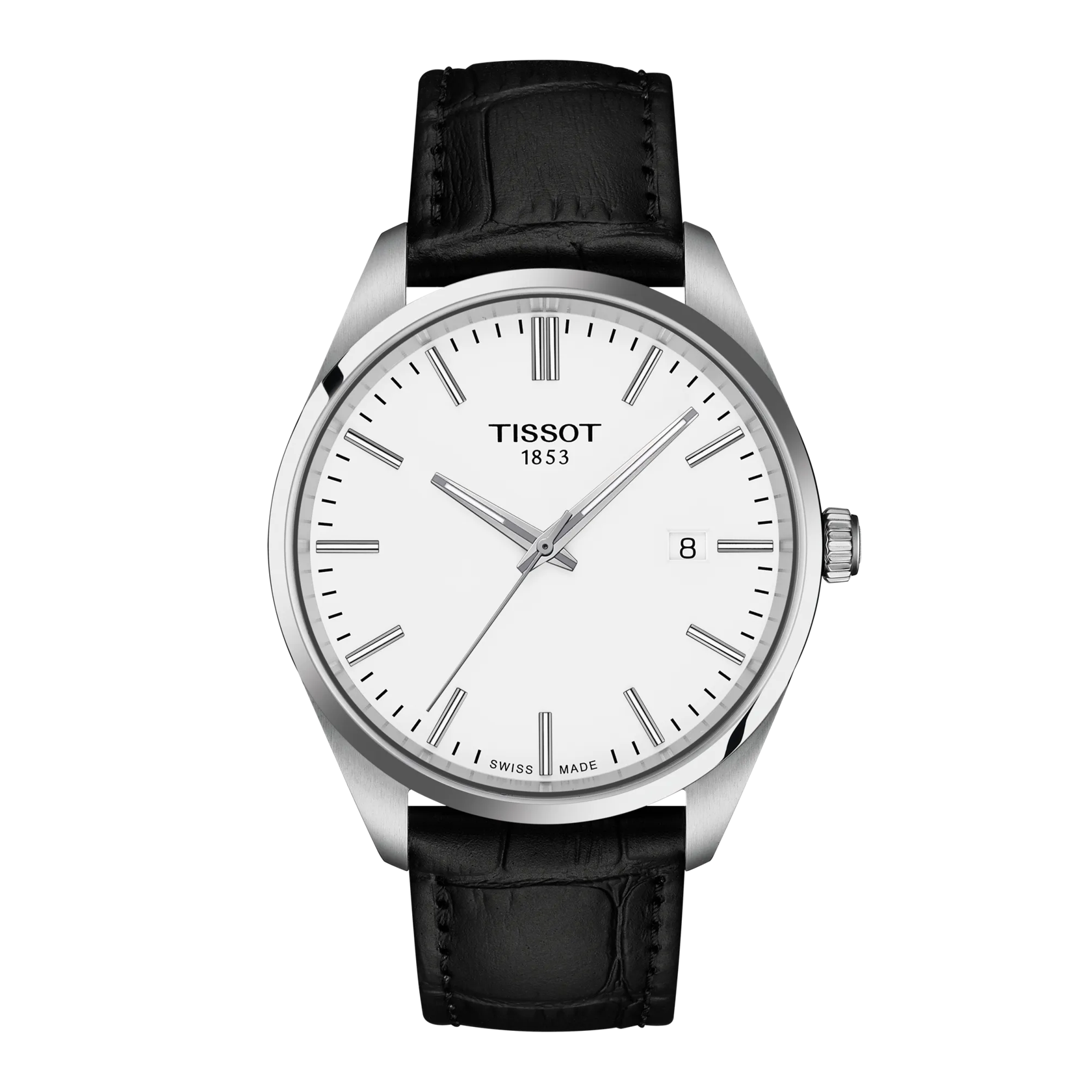 Tissot PR 100 40mm, Quarzwerk, Lederarmband Herrenuhr T150.410.16.011.00