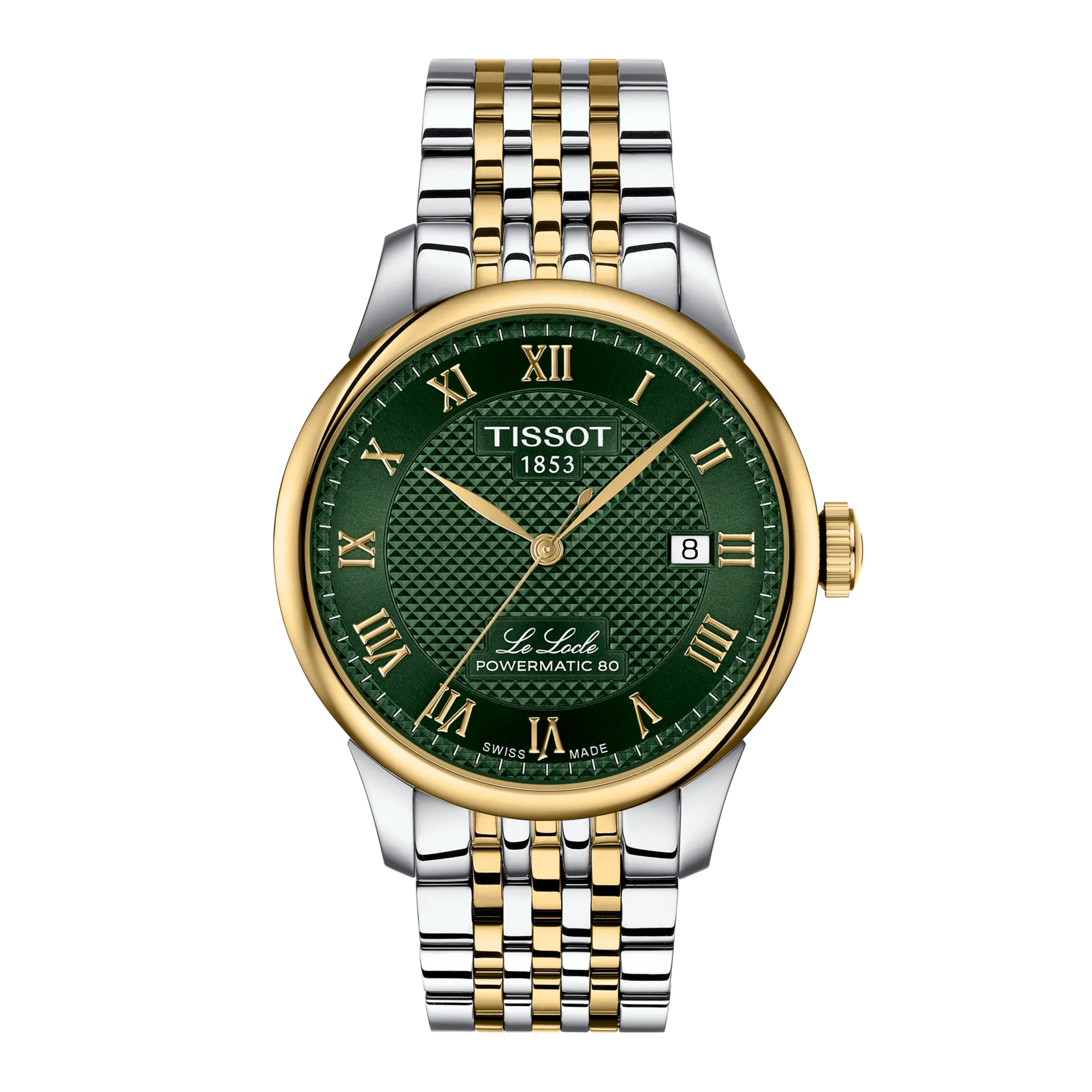 Tissot LE LOCLE Automatikuhr, Powermatic 80 Gold Herrenuhr T006.407.22.093.00