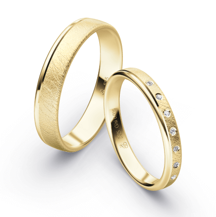 First Individual Love 3D Yellow – Two Trauringpaar Rauschmayer 72-03037 / 73-03037