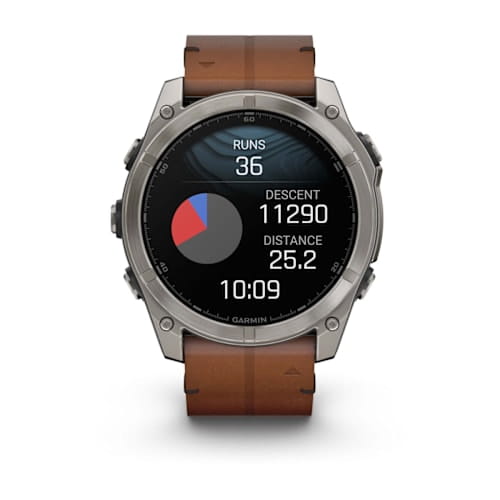 Garmin fēnix® 8 - 51 mm AMOLED Sapphire Graphit/Carbongrau Titan inklusive Ersatzarmband 010-02905-40