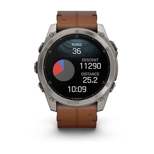 Garmin fēnix® 8 - 51 mm AMOLED Sapphire Graphit/Carbongrau Titan inklusive Ersatzarmband 010-02905-40