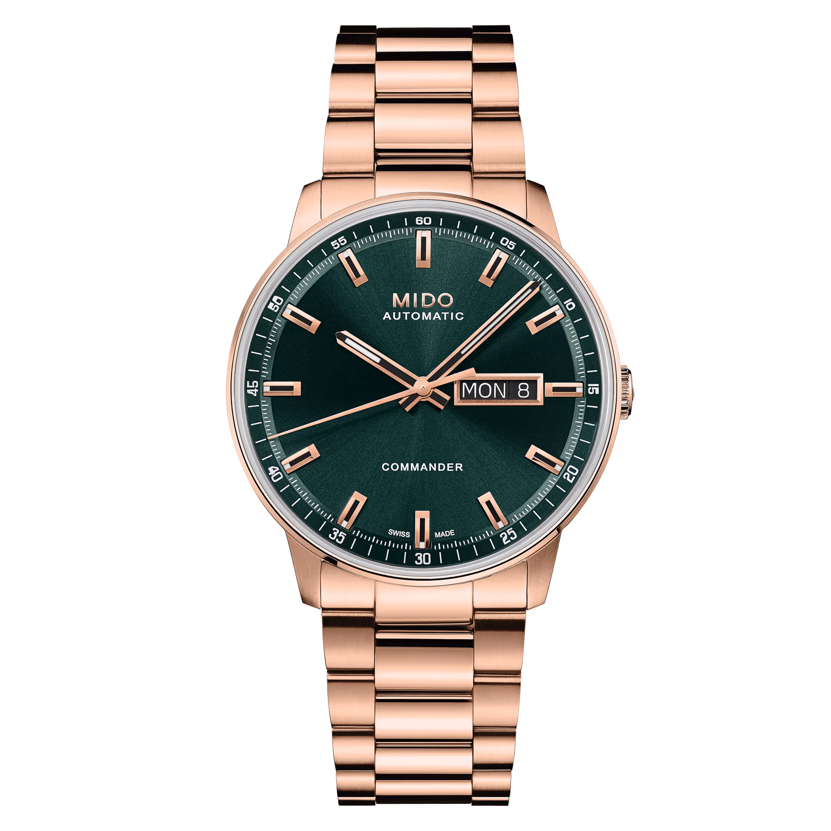Mido Commander Datoday Grün 40mm Herrenuhr M021.430.33.091.00