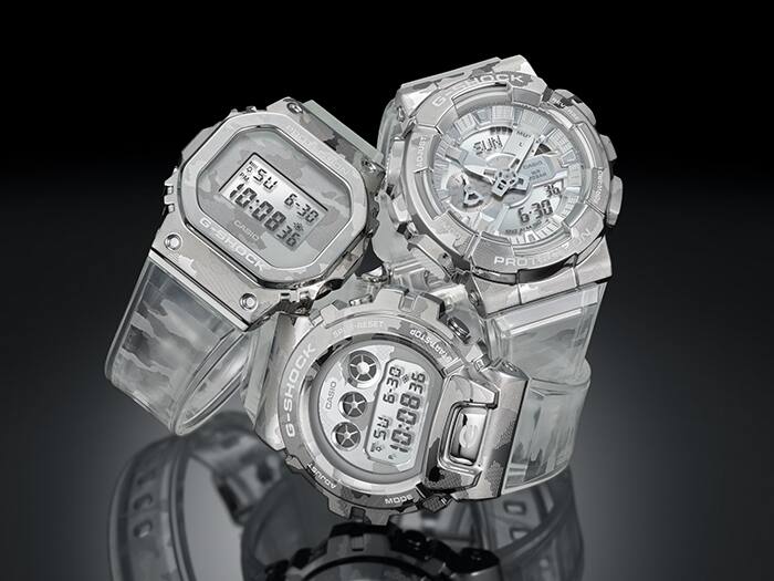 Casio G-Shock Herrenuhr Limited Edition Skeleton Camouflage GM-110SCM-1AER