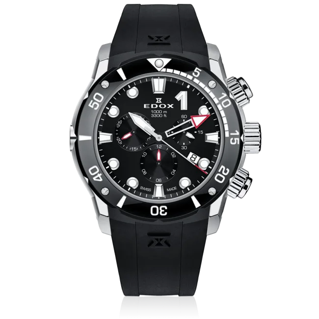 Edox CO-1 Chronograph Herrenuhr 10242 TIN NIN