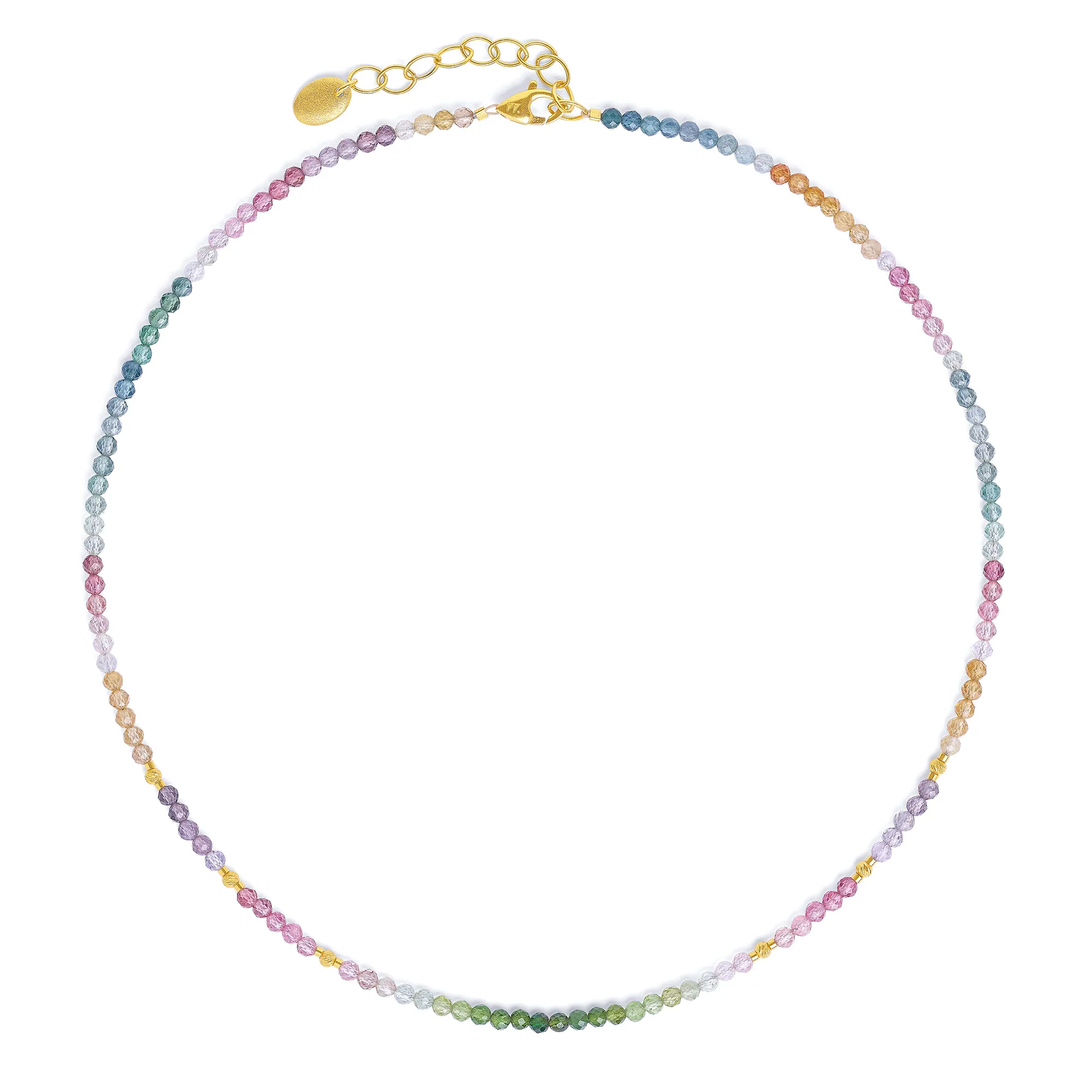 Bernd Wolf Kette Rainbow Designlinie Cleopatra, Turmalin, 41-46cm