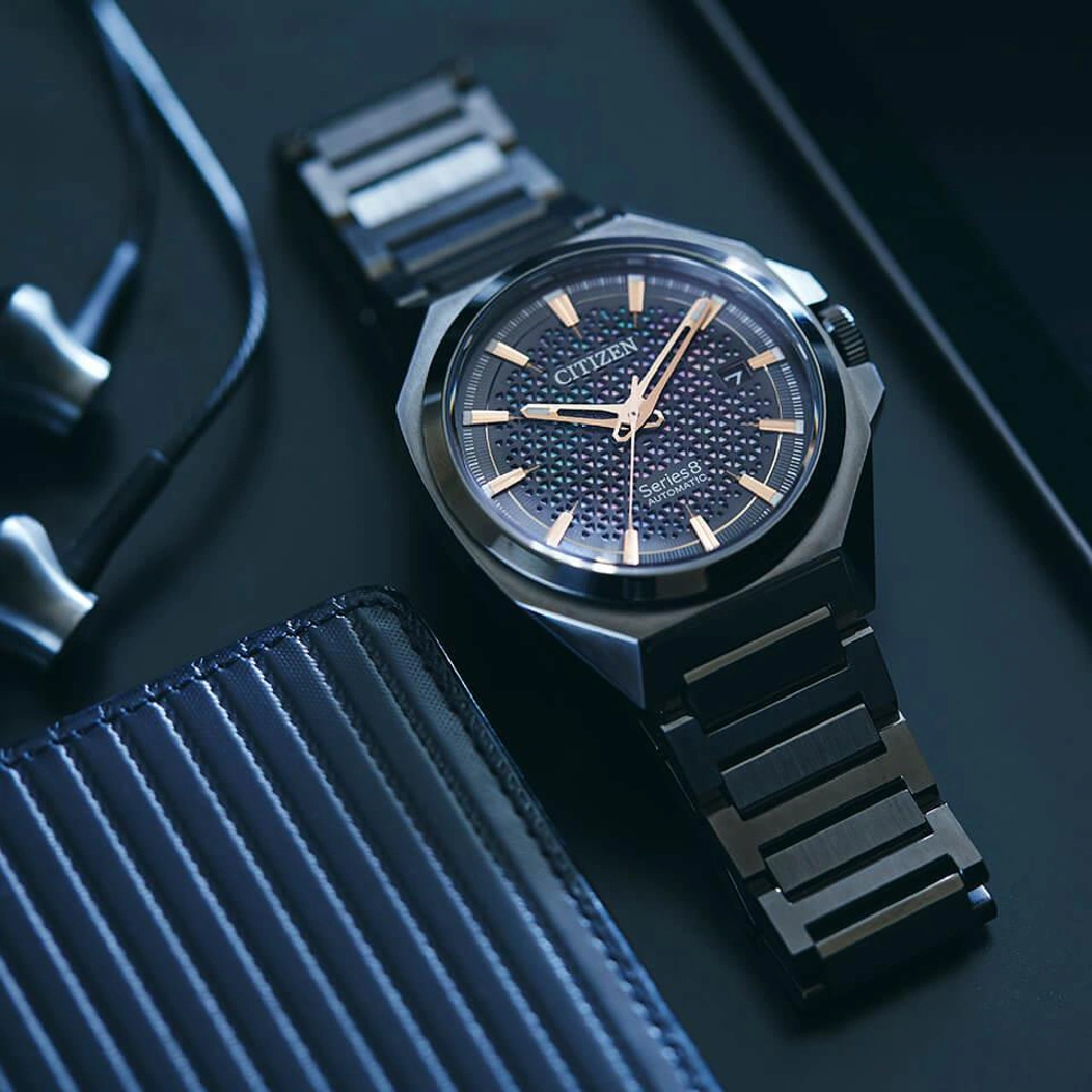 Citizen Herrenuhr Series 8 schwarz Automatik NA1015-81Z