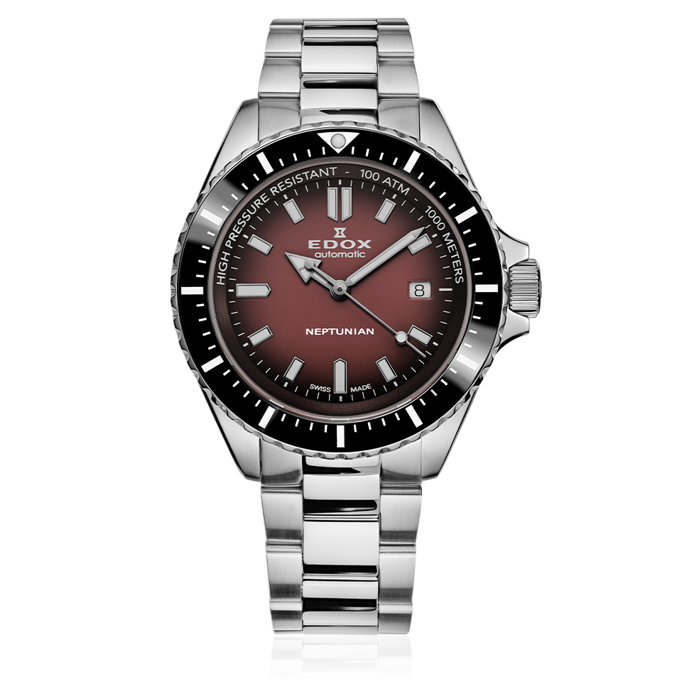 Edox Neptunian Automatic Herrenuhr 80120-3NM-BRD
