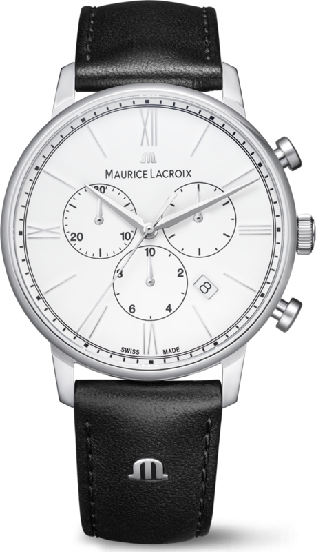 Maurice Lacroix Eliros Chronograph Quarz, Silber Herrenuhr EL1098-SS001-110-2