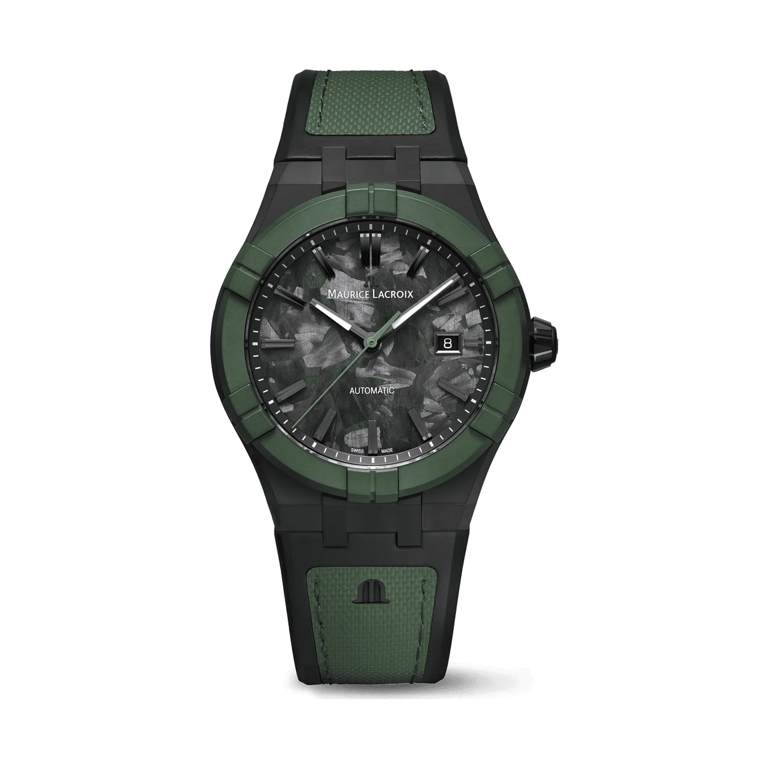 Maurice Lacroix Aikon-IC Frozen Carbon Titan Grün 43 mm Herrenuhr AC6008-TTL50-630-2