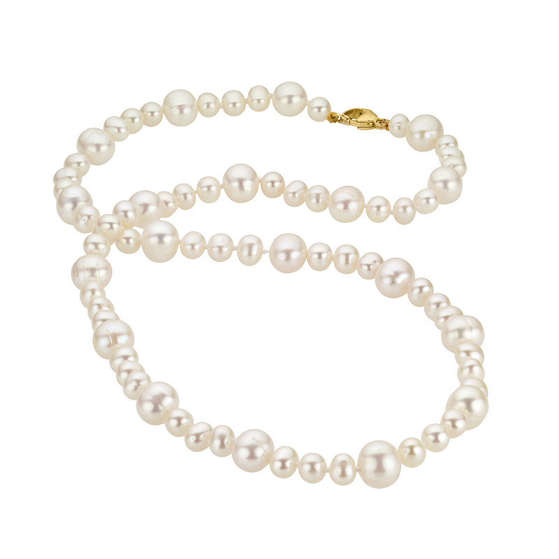 CEM Damenschmuck Collier Süßwasser Zuchtperle G5-00422C