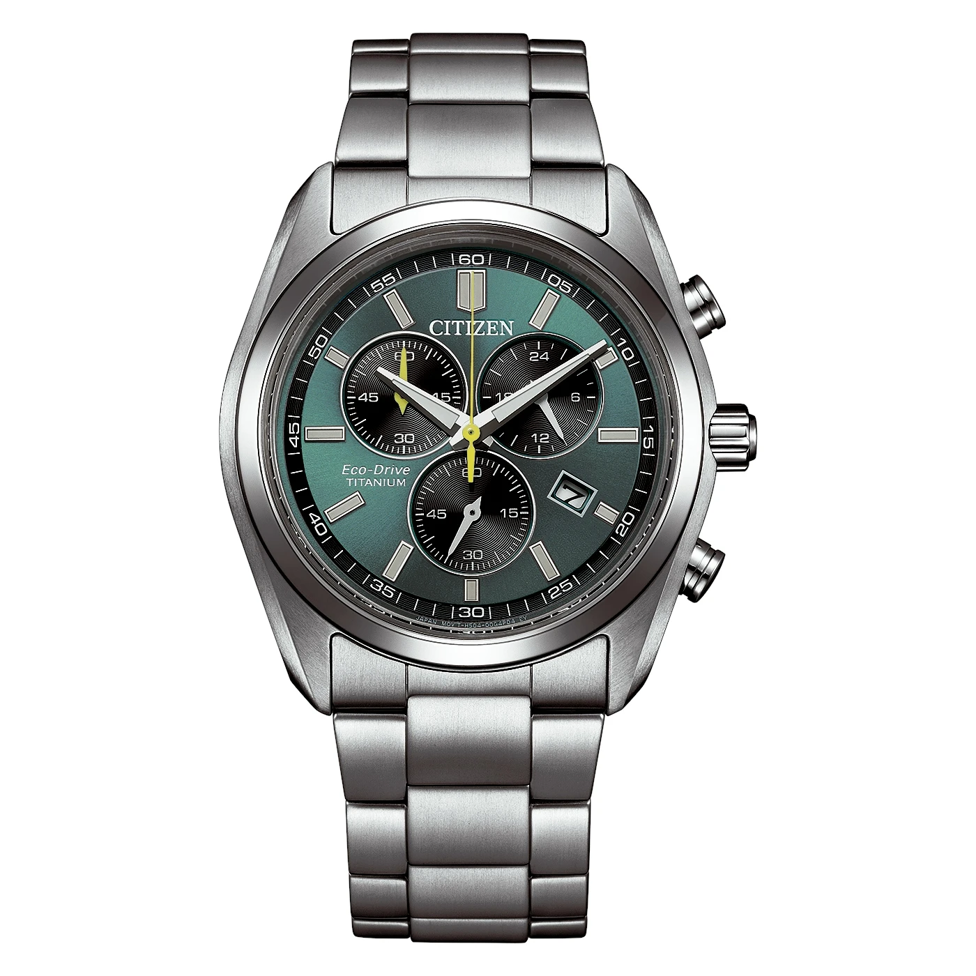 Citizen Super Titanium ™ Eco-Drive grün ø 40mm Herrenuhr AT2590-59X