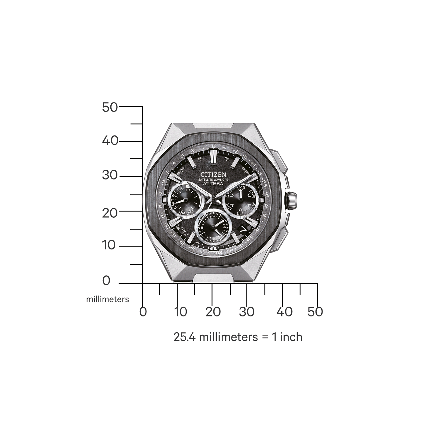 Citizen Attesa Satellite Wave GPS Herrenuhr CC4104-53E