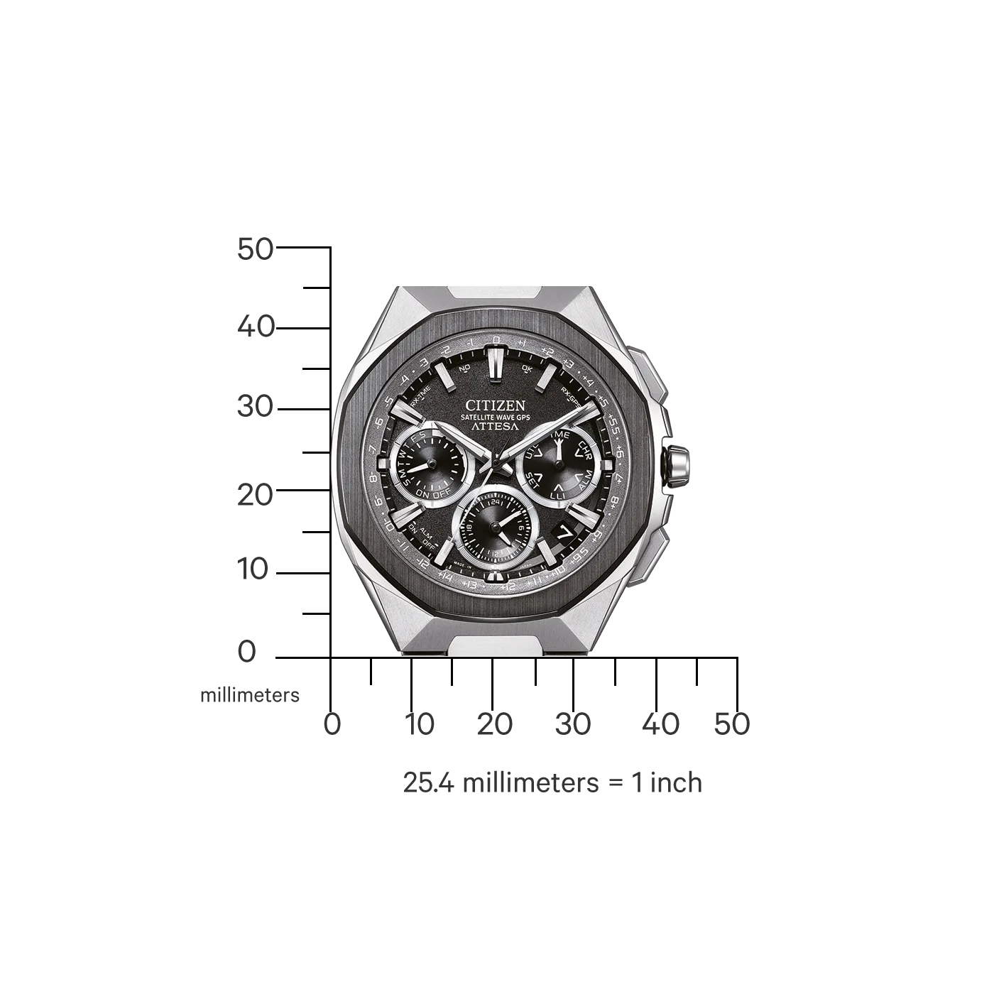 Citizen Attesa Satellite Wave GPS Herrenuhr CC4104-53E