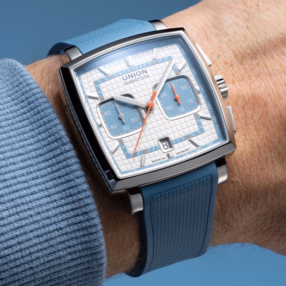 Union Glashütte Averin Chronograph Set mit zusätzlichem Armband Herrenuhr D015.527.17.011.02