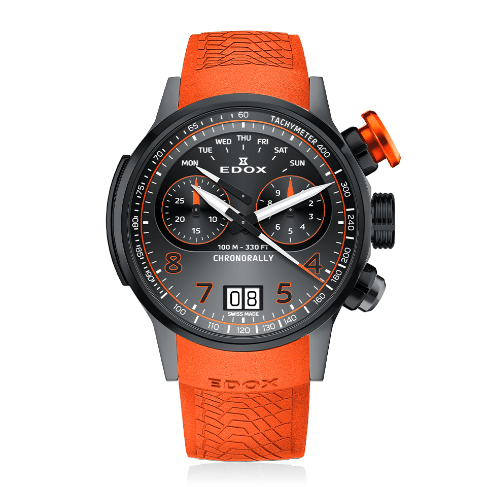Edox Chronorally Herrenuhr 38003-TINGNOCAO-GNO