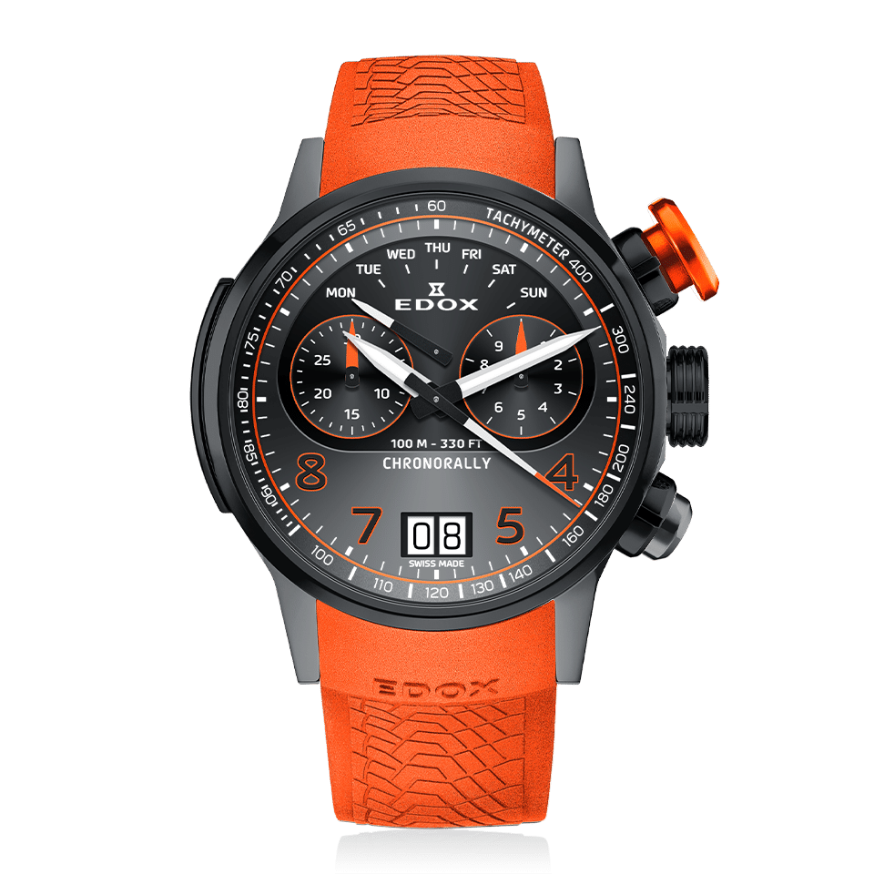 Edox Chronorally Herrenuhr 38003-TINGNOCAO-GNO