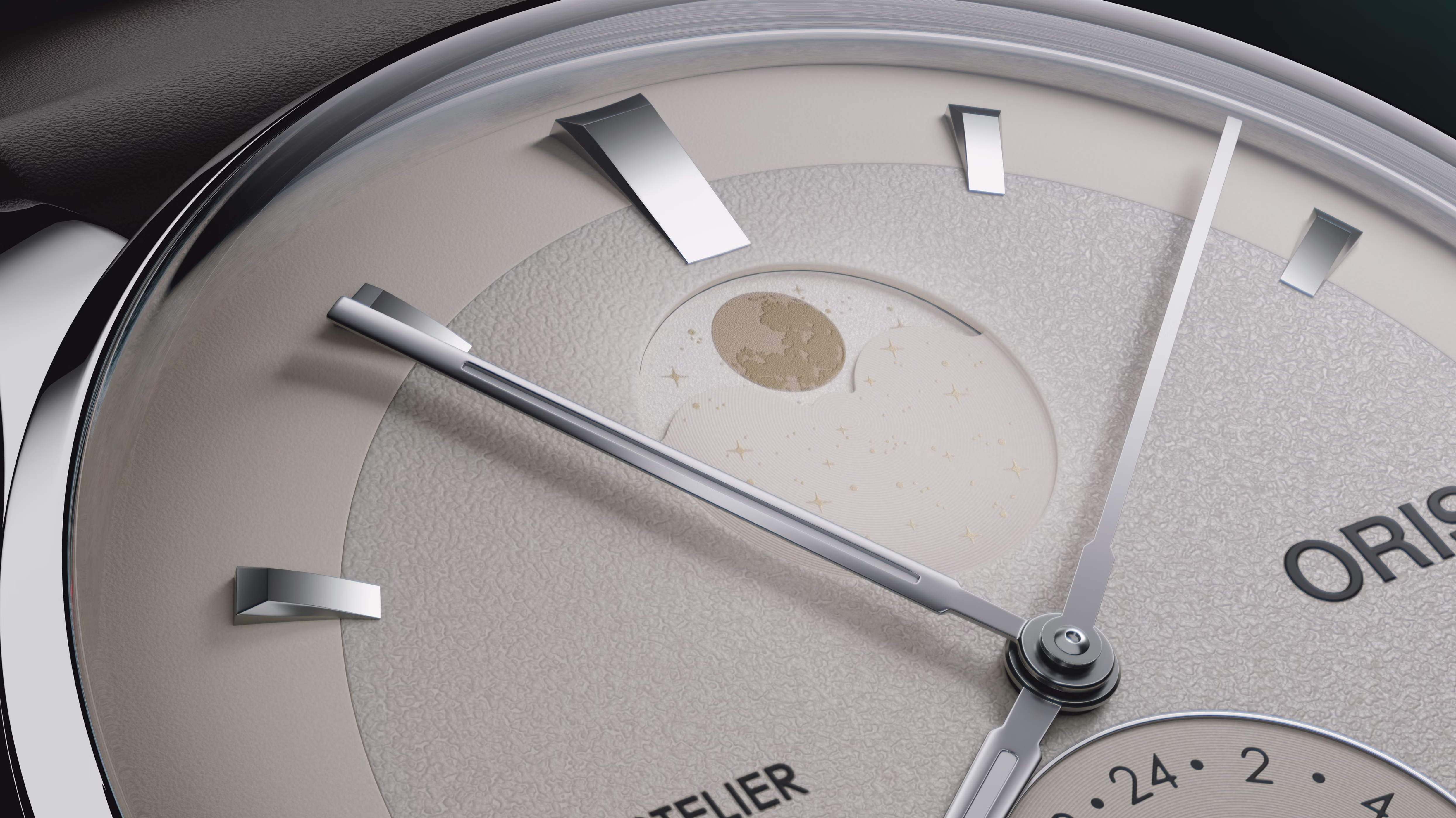 Oris Artelier Complication 39.50 mm Edelstahl Weiß Herrenuhr 01 782 7811 4051-07 8 20 20