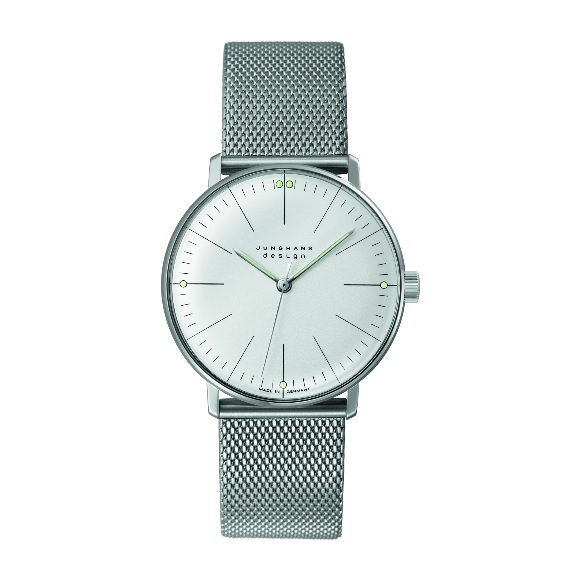 Junghans max bill Handaufzug Saphirglas Herrenuhr 027/3004.46