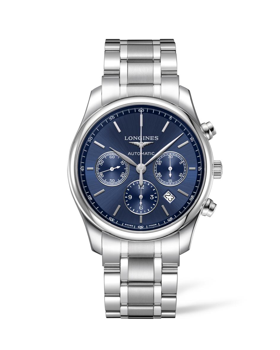 Longines Master Collection Chronograph Blau Edelstahl Herrenuhr L2.759.4.92.6