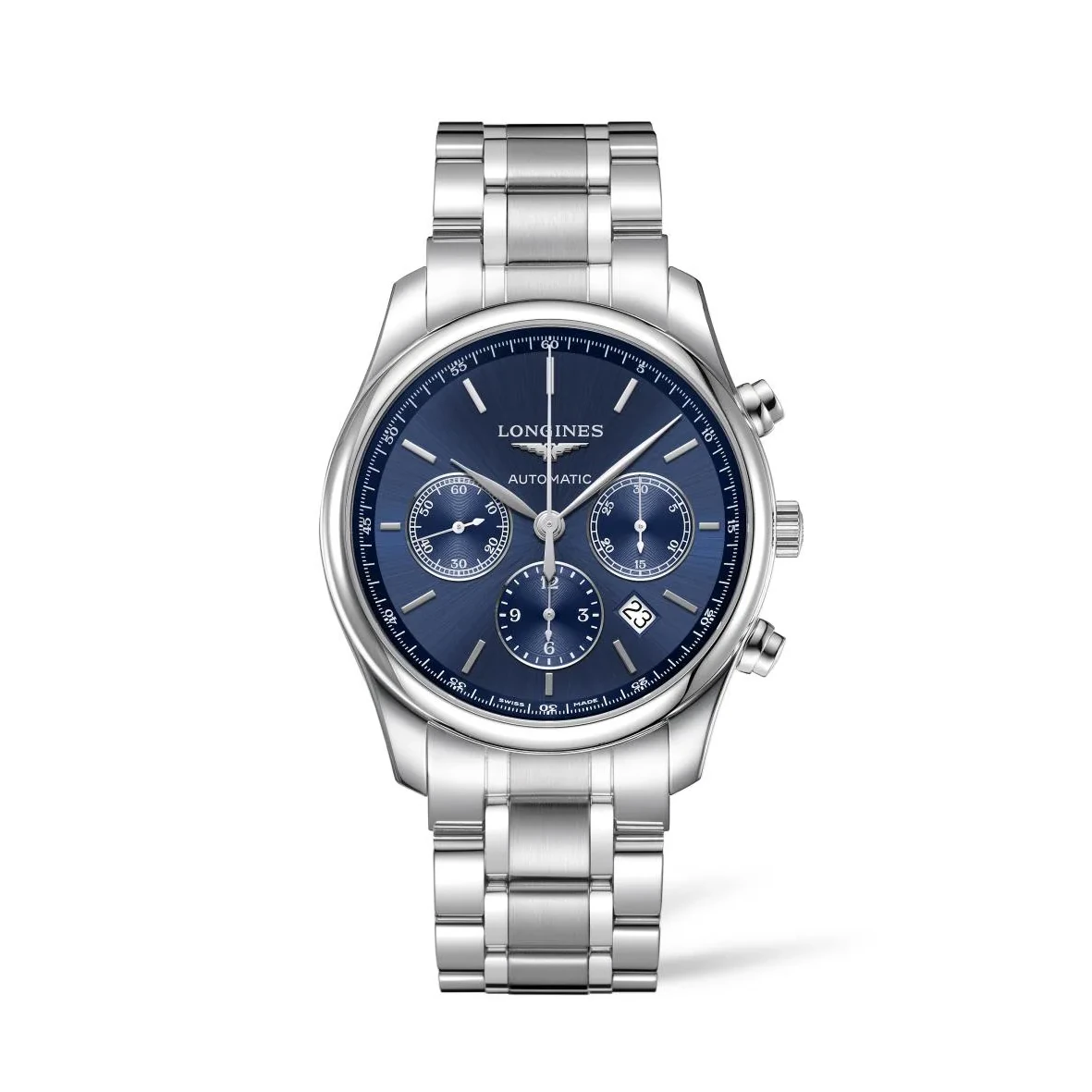 Longines Master Collection Chronograph Blau Edelstahl Herrenuhr L2.759.4.92.6