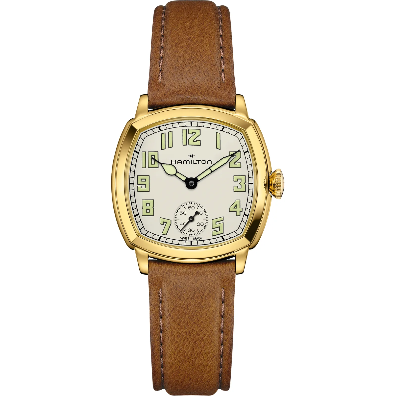 Hamilton American Classic Cushion Small Second 30 mm Handaufzug Damenuhr H36119520