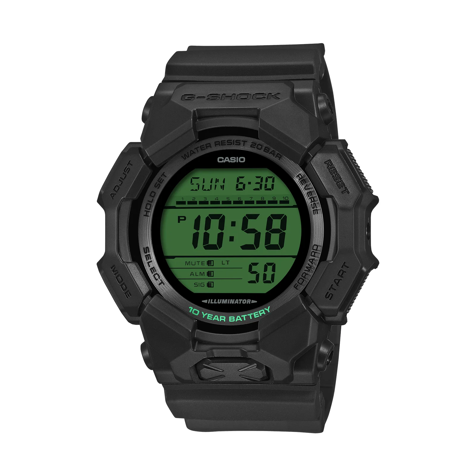 G-Shock DIGITAL SERIE GD-010 Herrenuhr GD-010BEG-1ER