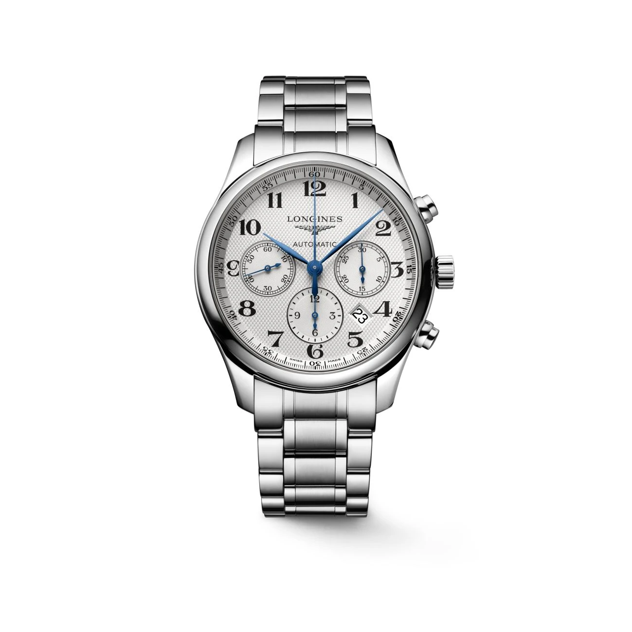 Longines Master Collection Chronograph Silber Edelstahlband Herrenuhr L2.759.4.78.6