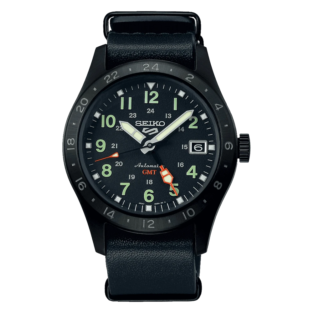 Seiko SSK025K1 5 Sports GMT Field Street Style Herrenuhr