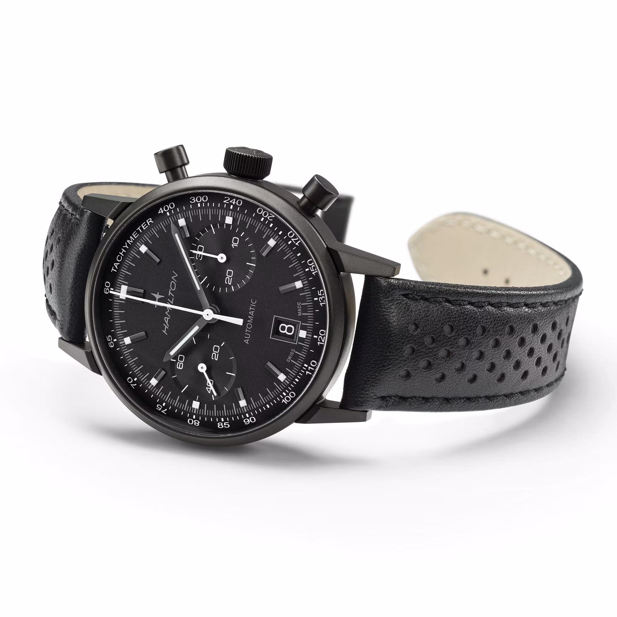 Hamilton Intra-Matic Auto Chrono 40 mm weiß H38446730