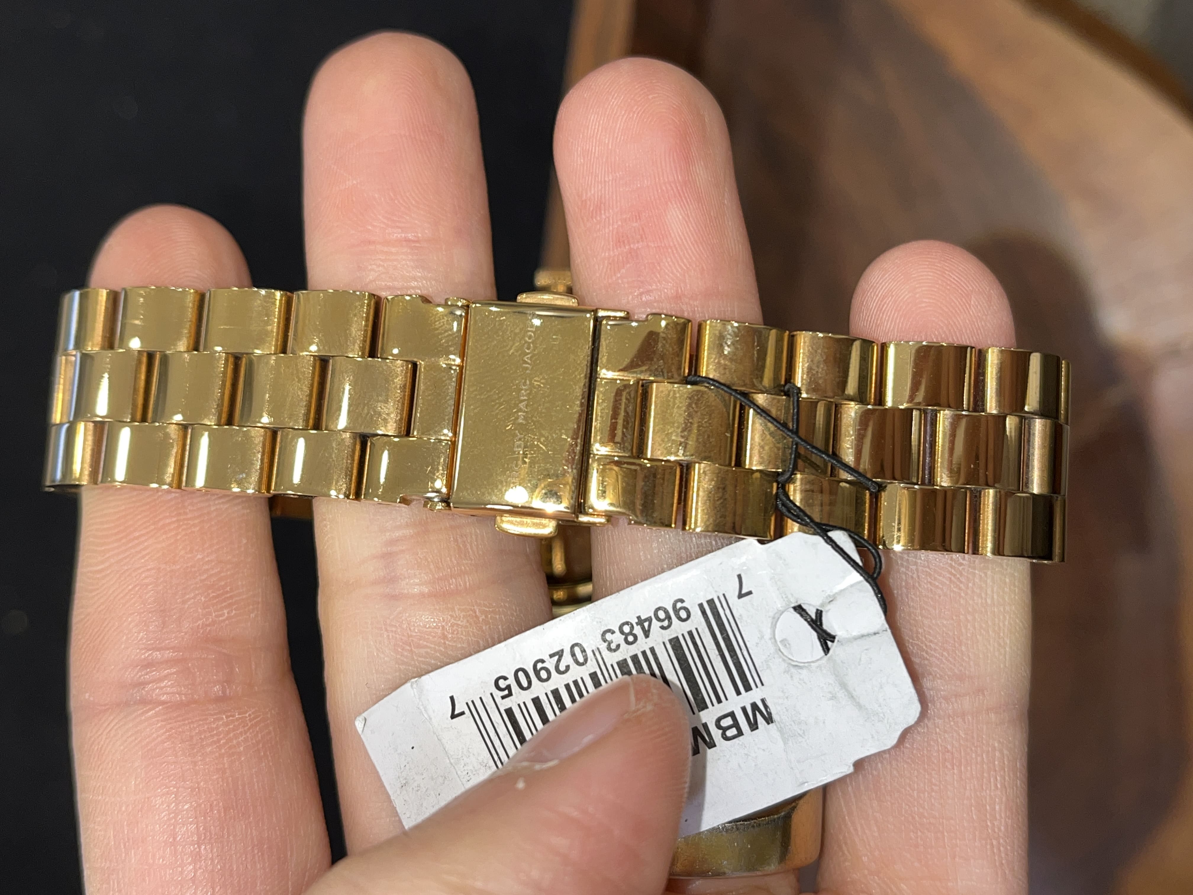 Pre-Owned Marc Jacobs Damenuhr Baker roségold MBM3244 