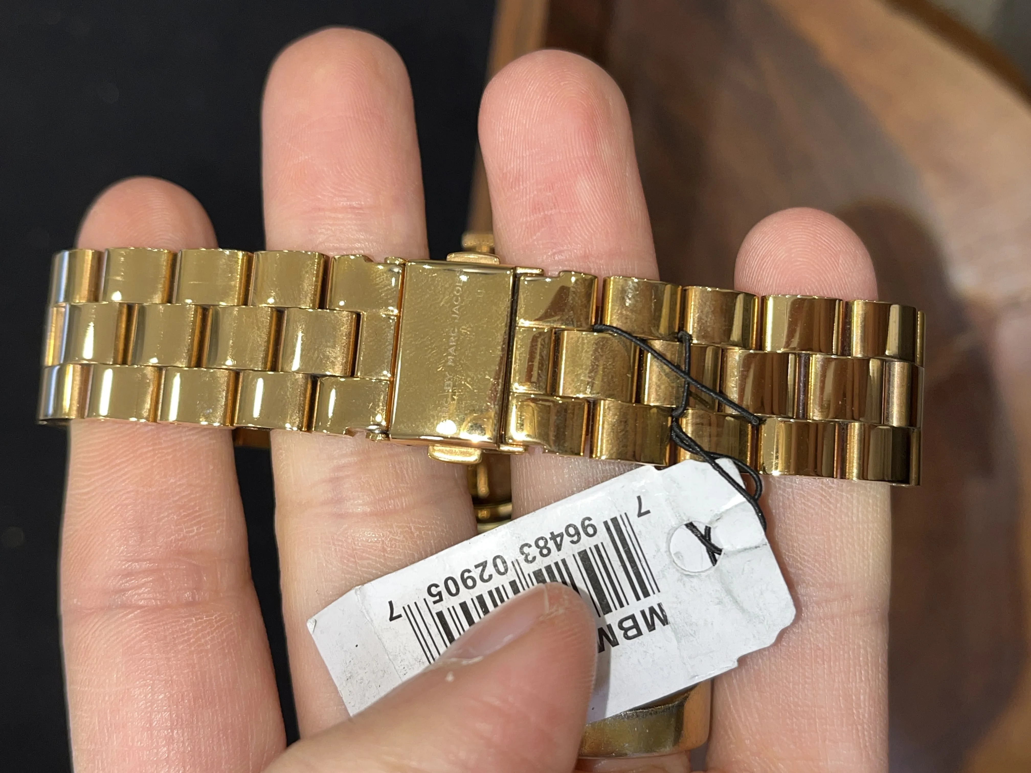 Pre-Owned Marc Jacobs Damenuhr Baker roségold MBM3244 