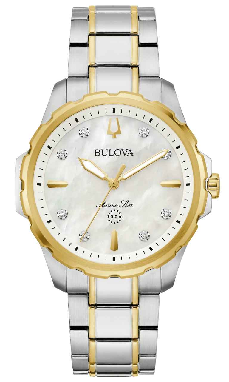 Bulova Marine Star Quarz Damenuhr 98P227