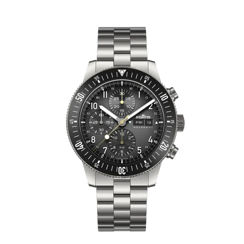 Fortis NOVONAUT N-42 Titanium Legacy Herrenuhr F2040017 