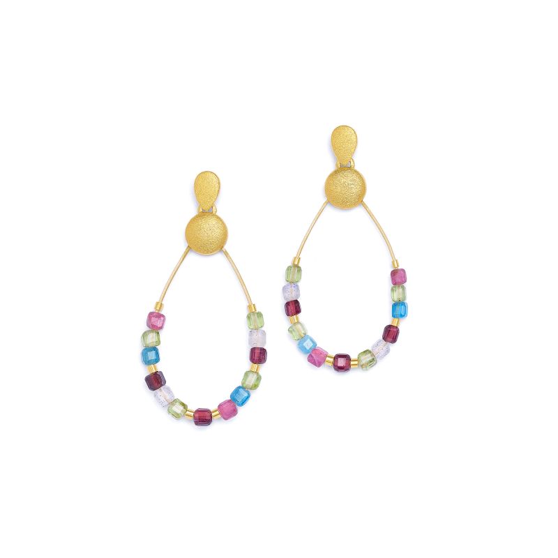 Bernd Wolf Ohrringe Clereni Designlinie Cubes, Multicolor