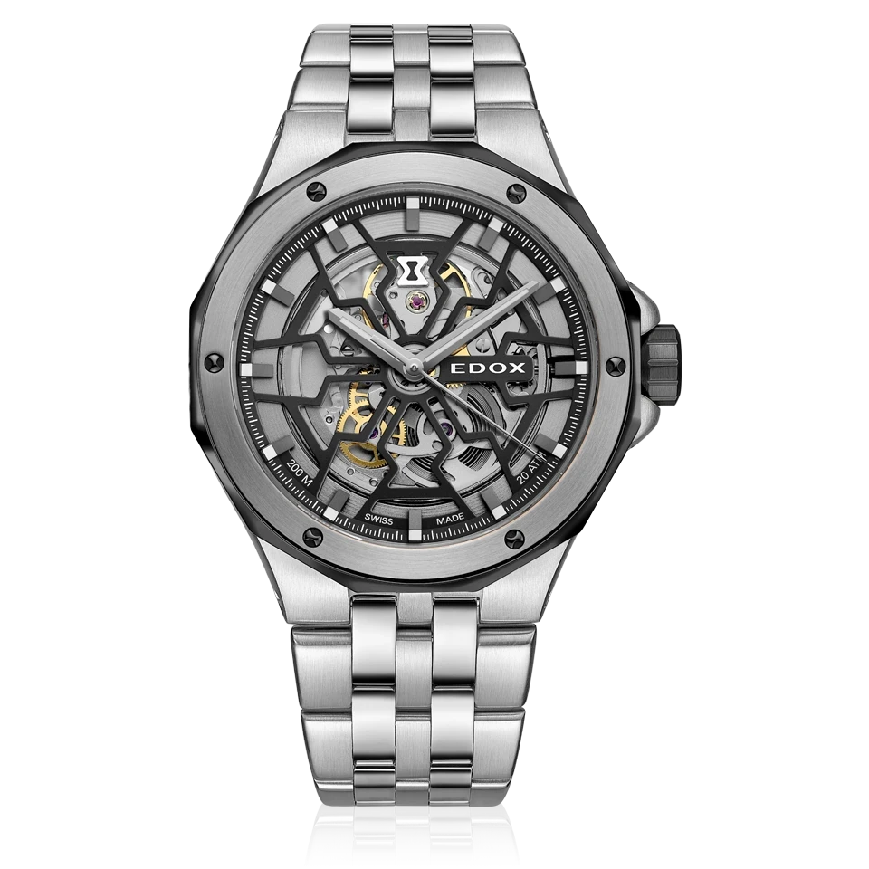 Edox Delfin Mecano Herrenuhr 85303 3NM NBG