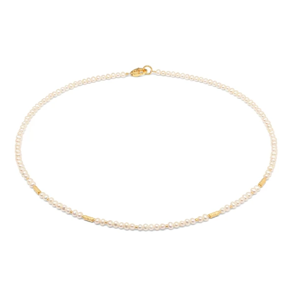 Bernd Wolf Wasena Collier Süßwasserperle 925er Sterlingsilber 43cm, 84462656-043