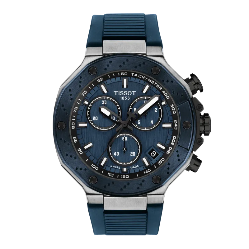 Tissot T-Race Swiss Made Quarzwerk, 45mm, Blau Herrenuhr T141.417.27.041.00