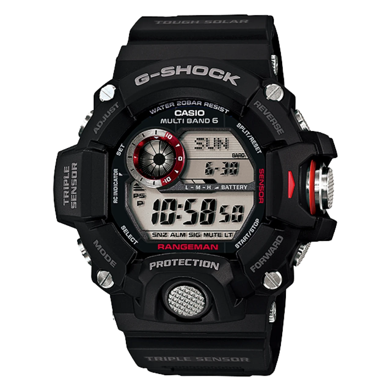 Casio G-Shock Rangeman GW-9400-1ER Solar Herrenuhr