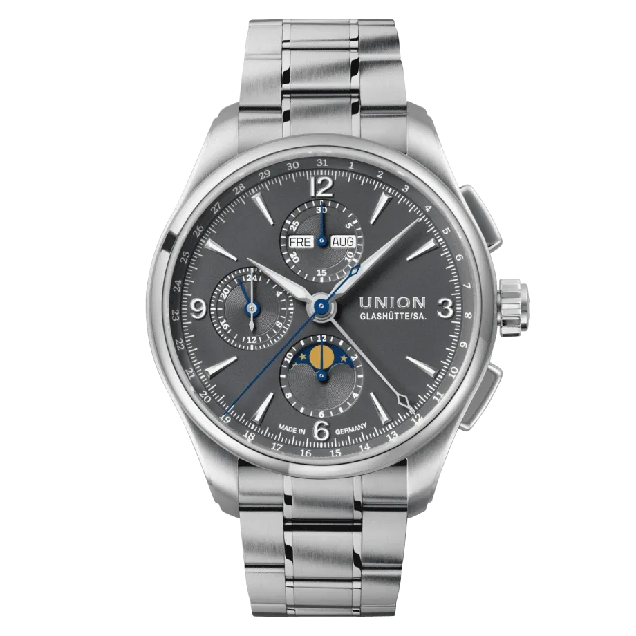 Union Glashütte Belisar Chronograph Mondphase Herrenuhr D014.425.11.087.00