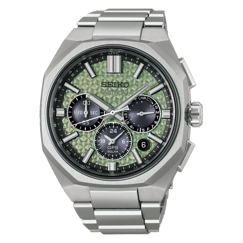 Seiko Astron GPS Solar 2026 Limited Edition Grün, Limitiert auf 1200 Stück, Herrenuhr HAB005J1