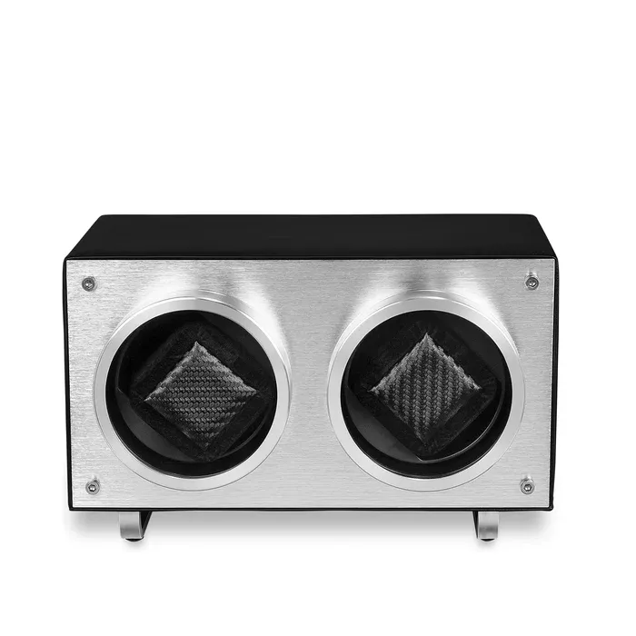 Mainspring London Flemington Uhrenbeweger mit zwei Fächern für Automatikuhren MS-WIN-RAC2-01