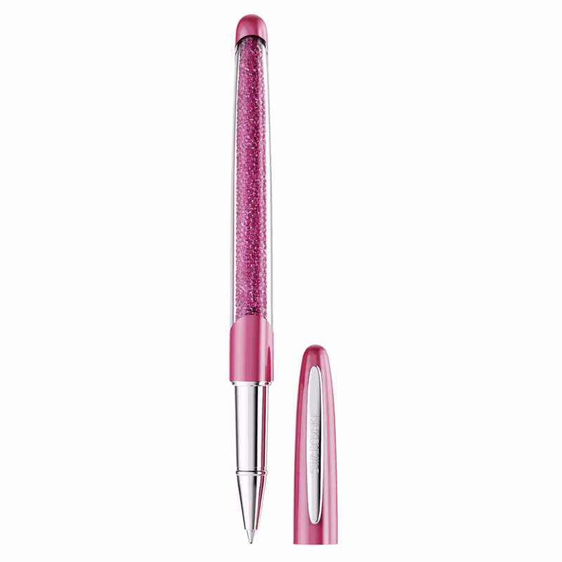 Swarovski Crystalline Tintenroller Rosa, Verchromt 5717141