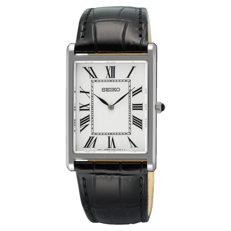 Seiko Klassik Quarz Silber Herrenuhr SWR103P1