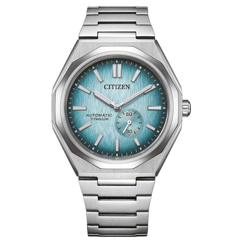 Citizen Super Titanium Zenshin 60 blau Herrenuhr NK5020-58L
